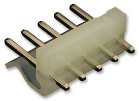 MOLEX 9652058 Pin Header, Power, 3.96 mm, 1 Rows, 5 Contacts, Through Hole Straight, KK 396 SPOX 5273