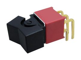 MULTICOMP PRO MP3AD1J102M6QES Rocker Switch, Sealed, On-None-On, DPDT, Non Illuminated, Through Hole, Black