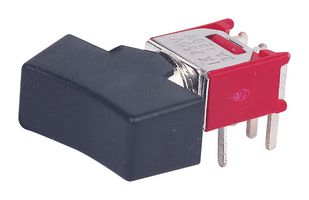 MULTICOMP PRO MP4MS1R202M6QES Rocker Switch, Subminiature, On-None-On, SPDT, Non Illuminated, Through Hole, Black