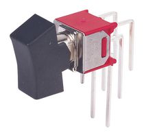 MULTICOMP PRO MP4MD3R102M7QES Rocker Switch, Subminiature, On-Off-On, DPDT, Non Illuminated, Through Hole, Black