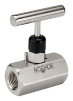 NOSHOK 504-MFS Needle Valve, 1/2" NPT, Male/Female Thread, 6000 psi, 500 Series