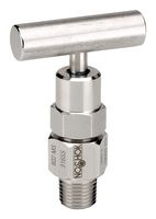 NOSHOK 854-MC Needle Valve, 1/2" NPT, Male Thread, 6000 psi, 850 Series