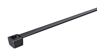 HELLERMANNTYTON 111-01719 T30R-PA11-BK Cable Tie, Nylon 11 (Polyamide 11), Black, 150 mm, 3.5 mm, 35 mm, 130 N