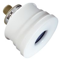 SICK UP56-211156 Ultrasonic Level Sensor, 30VDC, 250mm, M12, GF, D40, PTFE/Plastic PP