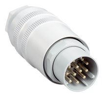 SICK STE-0612G000GA3KM0 Sensor Connector, M26, Male, 12 Positions, Crimp Pin, Straight Cable Mount