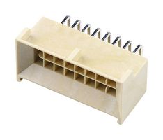 MOLEX 219637-2216 Pin Header, Wire-to-Board, 2.5 mm, 2 Rows, 16 Contacts, Through Hole Right Angle