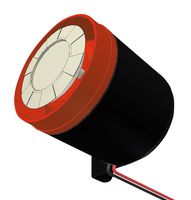PUI AUDIO XL-5530L-LW300-S-R Transducer, Siren, 123 dBA, 3 kHz, Panel Mount, Internal
