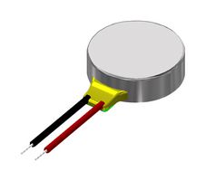 PUI AUDIO HD-EM0802-LW30-R DC Motor, Haptic, Brushless, 3 VDC, 13000 rpm, 8 mm