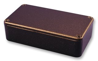 HAMMOND 1590WTBK Metal Enclosure, Diecast, Light Duty, Watertight, Small, Diecast Aluminium, 59 mm, 80 mm, 121 mm