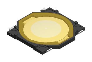 MULTICOMP PRO MPT3BL-03-Q-T/R Tactile Switch, SPST-NO, Top Actuated, Surface Mount, Round Button, 160 gf, 50mA at 12VDC
