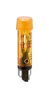 RAFI 1.69.508.846/1402 LED Panel Mount Indicator, Round, Solder Terminal, Yellow, 28 VDC, 5 mm, 12 mA, IP40