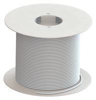 CAL TEST ELECTRONICS CT2799A-9-100 Wire, Silicone, White, 18 AWG, 195 x 0.07mm, 100 m