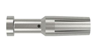 HARTING 09930006243 Heavy Duty Connector Contact, Turned, Han ORV3 Series, Socket, 10 AWG, Crimp, 32 A, Copper Alloy