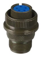 AMPHENOL INDUSTRIAL 97-3106A-14S-5S Circular Connector, 97 Series, MIL-DTL-5015 Series, Straight Plug, 5 Contacts, Solder Socket