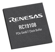 RENESAS RC19108A001GND#BB0 Fanout Buffer, PCIe, Gen7, 400MHz, 1.71V to 1.89V, 8 Outputs, -40°C to 105°C, VFQFPN-EP-40