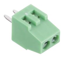 AMPHENOL ANYTEK VN02A1500000G Wire-To-Board Terminal Block, 2.54 mm, 2 Ways, 30 AWG, 18 AWG, Screw