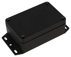 HAMMOND 1550Z103FBK Metal Enclosure, w/ Flange, Instrument, Diecast Aluminium, 98 mm, 64 mm, 34 mm, IP66, IP67, IP68