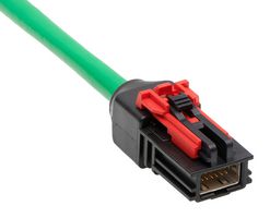MOLEX 2257725314 Cable Assembly, High-BW LVDS 2-Pair, HSAutoLink II Plug to HSAutoLink II Plug, 12 Ways, 1.27 mm