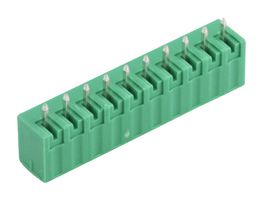 AMPHENOL ANYTEK OQ1032500000G Terminal Block, Header, 3.81 mm, 10 Ways, 10 A, 300 V, Through Hole Vertical