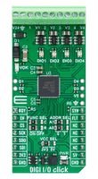 MIKROELEKTRONIKA MIKROE-6236 Add-On Board, DIGI I/O Click, MAX14906, Digital Input/Output IC, SPI, 3.3V/5V in
