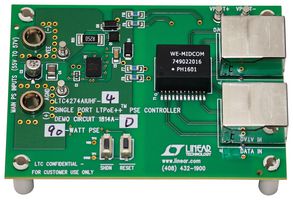 ANALOG DEVICES DC1814A-D Demonstration Board, LTC4274A-4, Power Over Ethernet (POE), PSE Controller
