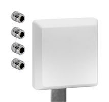 SIRETTA OSCAR65/X/NTYPE-F/S/S/33 RF Antenna, 7.392 to 7.92GHz, 5G/4G/3G/2G/GSM/ISM/UMTS/LTE/SigFox/LoRa/WiFi/IoT/Z-Wave/WLAN, 5.49dBi