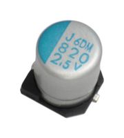 CHEMI-CON APXJ160ARA271MF80G Polymer Aluminium Electrolytic Capacitor, 270 µF, 16 V, Radial Can - SMD, 0.013 ohm