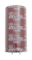 CHEMI-CON ELVA451VSN661MR60S Electrolytic Capacitor, 660 µF, 450 V, ± 20%, Snap-In, 5000 hours @ 105°C