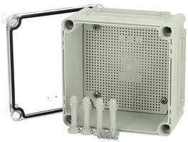FIBOX EKHA MPI 130T Plastic Enclosure, Multipurpose, Polycarbonate, 190 mm, 190 mm, 130 mm, IP66, IP67