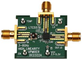 ANALOG DEVICES DC2322A Demonstration Board, LTC5576IUF, 3GHz to 8GHz, High Linearity Active Upconverting Mixer