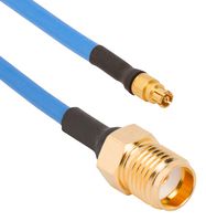 AMPHENOL SV MICROWAVE 7029-2561 RF / Coaxial Cable Assembly, 6 ", 152.4 mm, 0.085" Semi Rigid, SMA Jack, SMPM Jack, 50 ohm