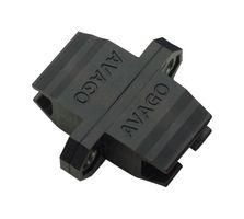 BROADCOM AFBR-4536EZ Fiber Optic Connector, Duplex Bulkhead, Black Port, Thermoplastic Body, AFBR-452xZ Series
