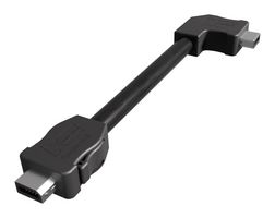 AMPHENOL COMMUNICATIONS SOLUTIONS ND9ACJ2A0AE Ethernet Cable, Downward Bend, Cat6a, 90° IX Type A Plug to IX Type A Plug