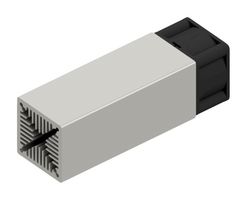 FISCHER ELEKTRONIK LAM 4 100 12 Fan / Force Cooled Heat Sink, 12VDC, 0.6 K/W, 40 mm, 40 mm, 100 mm, 24 m³/h, 46 dBA