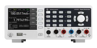 ROHDE & SCHWARZ R&S®UDS600-G Bench Digital Multimeter, 6.5, Ethernet, GPIB, RS232, 10 A, 750 V, 250 Mohm