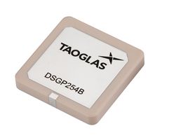 TAOGLAS DSGP254B RF Antenna, 1.565 to 1.586GHz, Right Hand Circular, 2.56dBi, SMD, DSGP Series