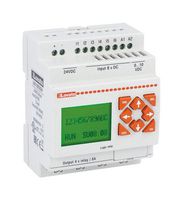 LOVATO ELECTRIC LRD12RD024 PLC, 2 Analogue Input, 6 Digital Input, IP20, 20.4 to 28.8VDC Supply, 125mA, 4.5W