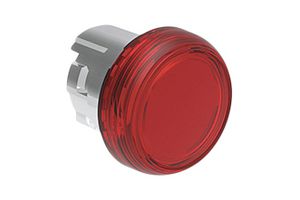 LOVATO ELECTRIC LPSL4 Indicator Lens, Red, Round, 22 mm, Pilot Light Head, Lovato PLatinum Series Pilot Lights