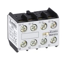 LOVATO 11BGX1013 Auxiliary Contact, Lovato BG Series Mini Contactors, 1NO-3NC, Front Mount, Screw, 11BGX10 Series