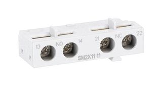 LOVATO SM2X1111 Auxiliary Contact, Lovato SM2R/SM3R Series Motor Protection Circuit Breakers, 1NO-1NC