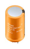 TDK B43656A5127M057 Electrolytic Capacitor, 120 µF, 450 V, ± 20%, Snap-In, 3000 hours @ 105°C
