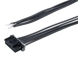 MOLEX 228368-1062 Cable Assembly, DuraClik ISL Receptacle to Free End, 6 Ways, 2 mm, 1 Row, 150 mm, 5.9 "