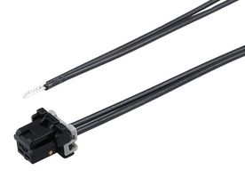 MOLEX 228426-2023 Cable Assembly, DuraClik ISL Receptacle to Free End, 2 Ways, 2 mm, 1 Row, 300 mm, 11.8 "