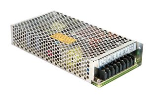 MEAN WELL RQ-125C AC/DC Enclosed Power Supply (PSU), ITE, 4 Outputs, 122.5 W, 5 V, 10 A, 15 V