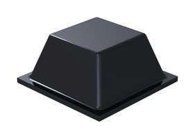MULTICOMP PRO MP2126-BK1-40 Bumper / Feet, Adhesive, 5.7 mm, 12.6 mm, Square, Black