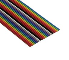 3M 3302/60SF (100FT) Ribbon Cable, Splice Free, Unscreened, 60 Core, 28 AWG, 100 ft, 30.48 m