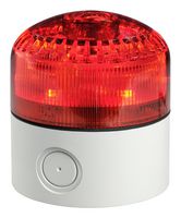 MULTICOMP PRO MP016044 Sounder, Continuous, Red, 105 dB, 64 Tone, 24 V, IP65, -40 to 55° C, 102 mm H, 92 mm Lens
