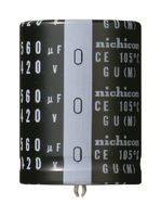 NICHICON LGU1H682MELA Electrolytic Capacitor, 6800 µF, 50 V, ± 20%, Snap-In, 3000 hours @ 105°C