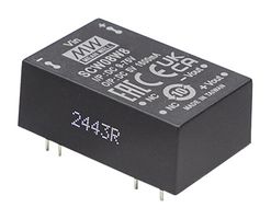 MEAN WELL SCW08W8-03 Isolated Through Hole DC/DC Converter, ITE & Industrial, DIP, 8:1, 8 W, 1 Output, 3.3 V
