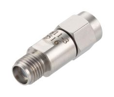 FAIRVIEW MICROWAVE FMAT7611-3 RF Fixed Attenuator, SMA Plug to SMA Jack, 3 dB, DC to 18GHz, 2 W, 50 ohm, Stainless Steel